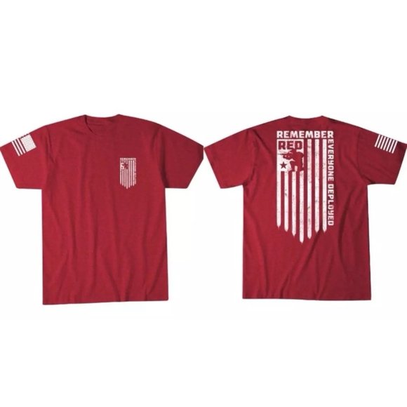 HOWITZER Clothing Men's T-Shirt S/S RED DEPLOYED - Picture 3 of 11